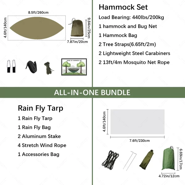 Stealth Camping Hammock - Image 3