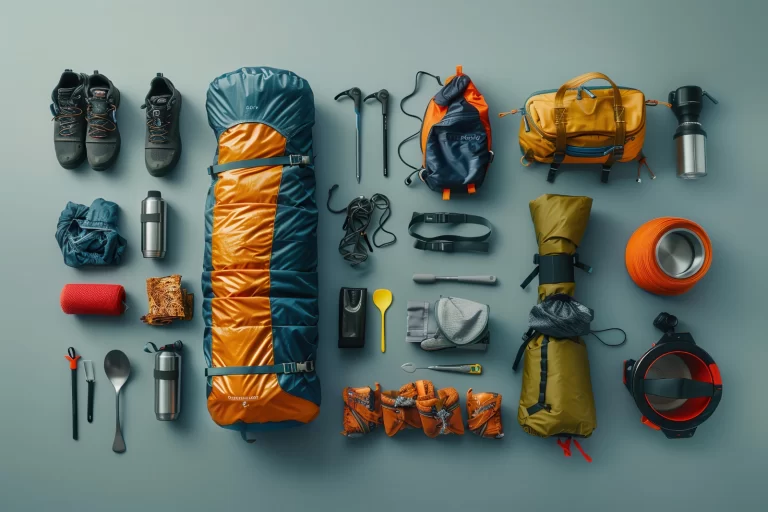 Outdoor Adventure Training, Ski Coaching & Mountain Bike Courses. image of Outdoor Activity equipment & Clothing required for camping
